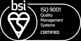 bsi: ISO 9001 Quality Management Systems Certified